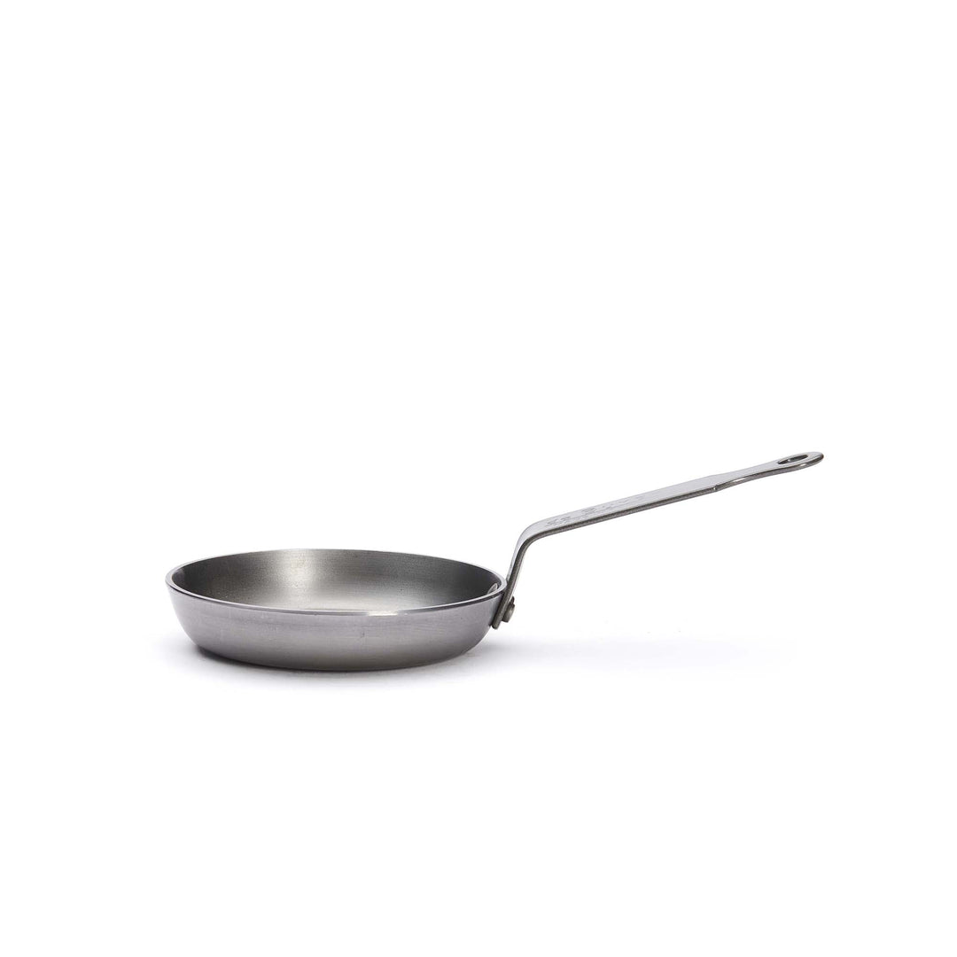DE BUYER Padella Blini MINERAL B ELEMENT 12 cm piccola mini padella di ferro