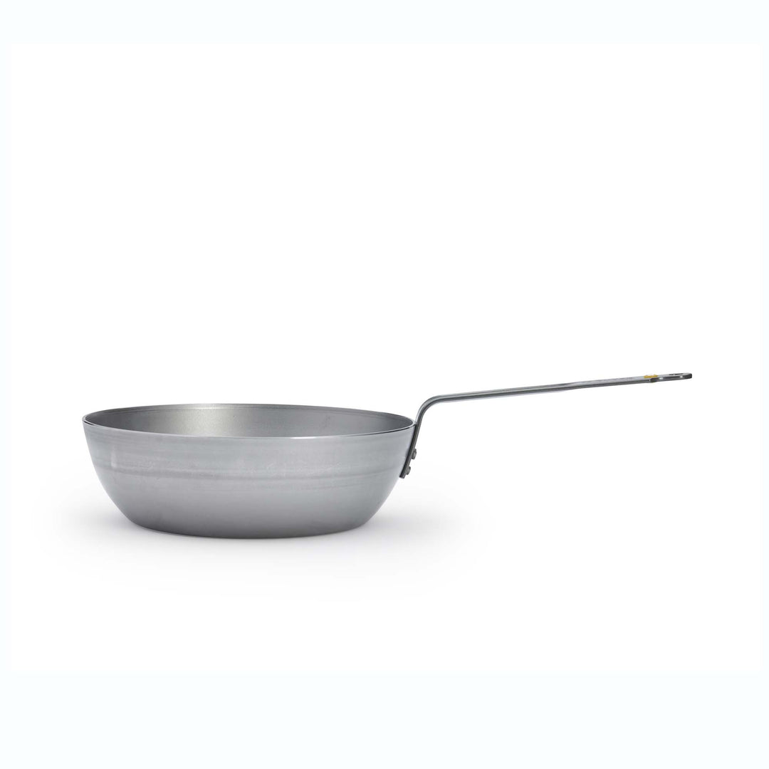 DE BUYER Bauernpfanne MINERAL B 28 cm Sauteuse Schwenkpfanne Eisenpfanne hoch