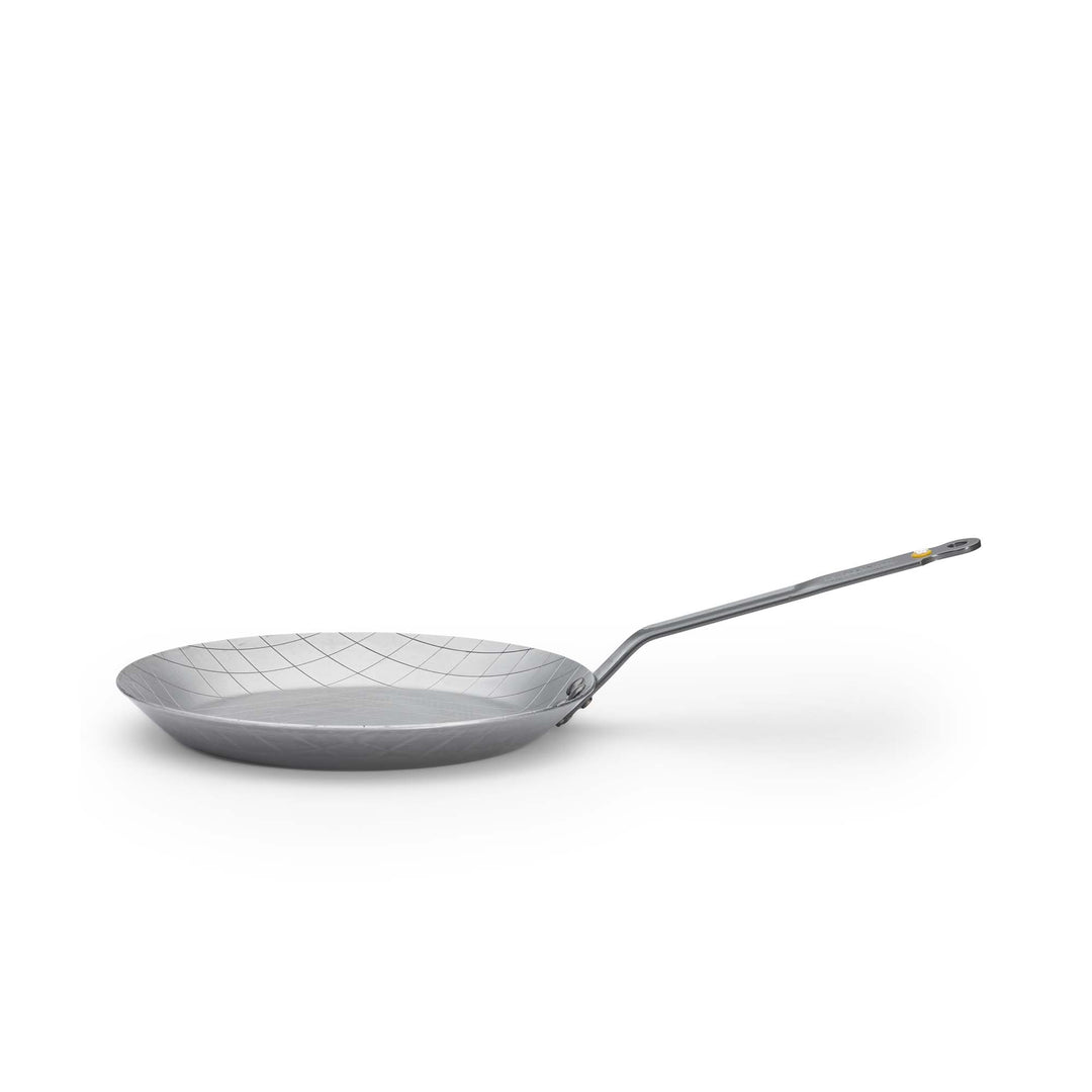 DE BUYER Steakpfanne MINERAL B 28 cm Eisenpfanne mit Rautenprägung
