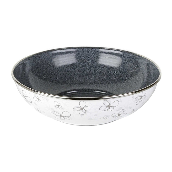 BELIS Stahl-Emaille Schale PREMIUM 26 cm WEISS