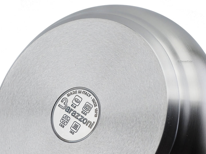 BARAZZONI Dampfgartopf TUMMY Edelstahl 22 cm Kochtopf + Deckel + Dämpfeinsatz