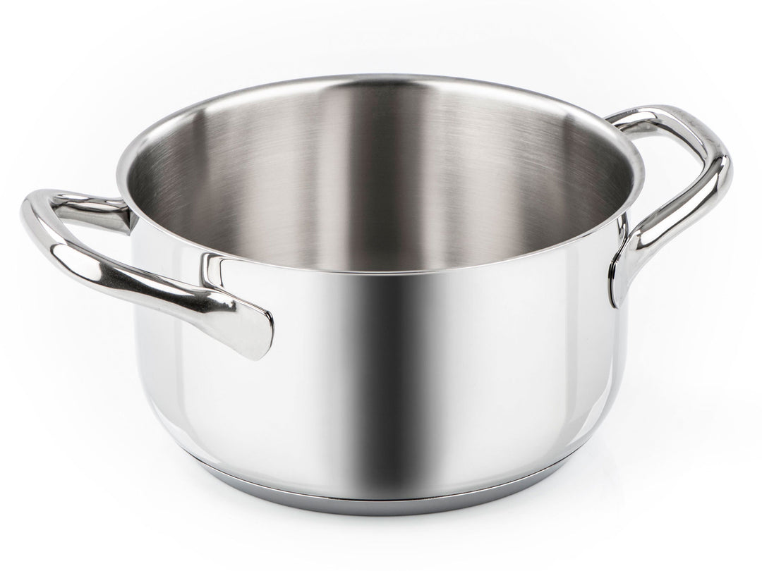 BARAZZONI Topfset CHEF LINE 16, 20, 24 cm 6 Teile Edelstahl 3 Töpfe, 3 Deckel