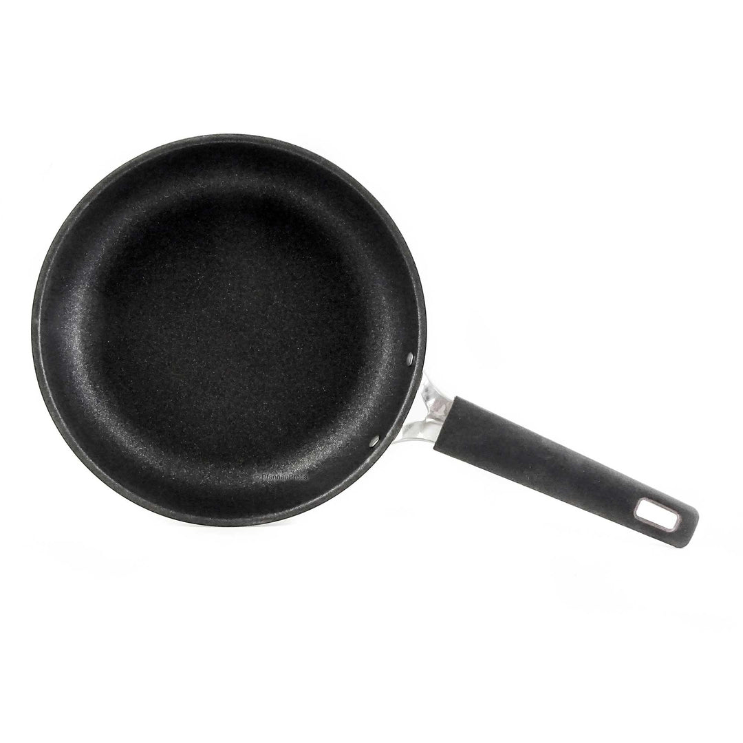 BARAZZONI poêle en acier inoxydable 33-CARATI antiadhésive 24 cm avec poignée en silicone