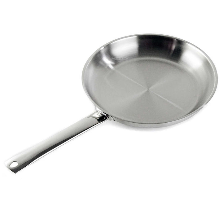 BARAZZONI stainless steel pan PROFESSIONAL 28 cm frypan uncoated