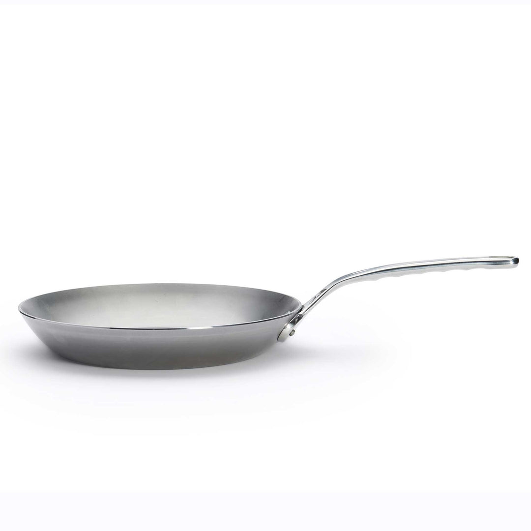DE BUYER padella di ferro a prova di forno MINERAL B PRO 28 cm acciaio al carbonio con manico in acciaio inox