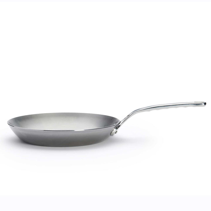 DE BUYER padella di ferro a prova di forno MINERAL B PRO 28 cm acciaio al carbonio con manico in acciaio inox