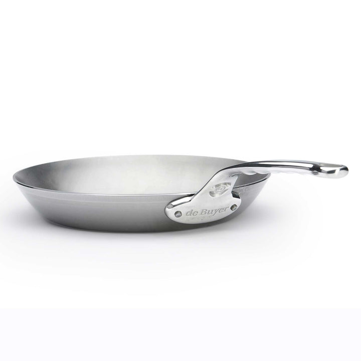 DE BUYER padella di ferro a prova di forno MINERAL B PRO 28 cm acciaio al carbonio con manico in acciaio inox