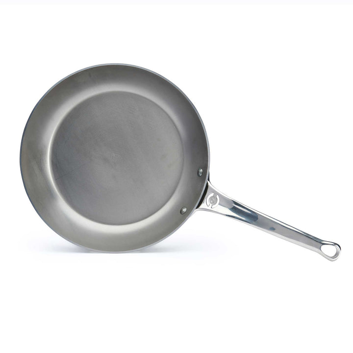 DE BUYER padella di ferro a prova di forno MINERAL B PRO 28 cm acciaio al carbonio con manico in acciaio inox