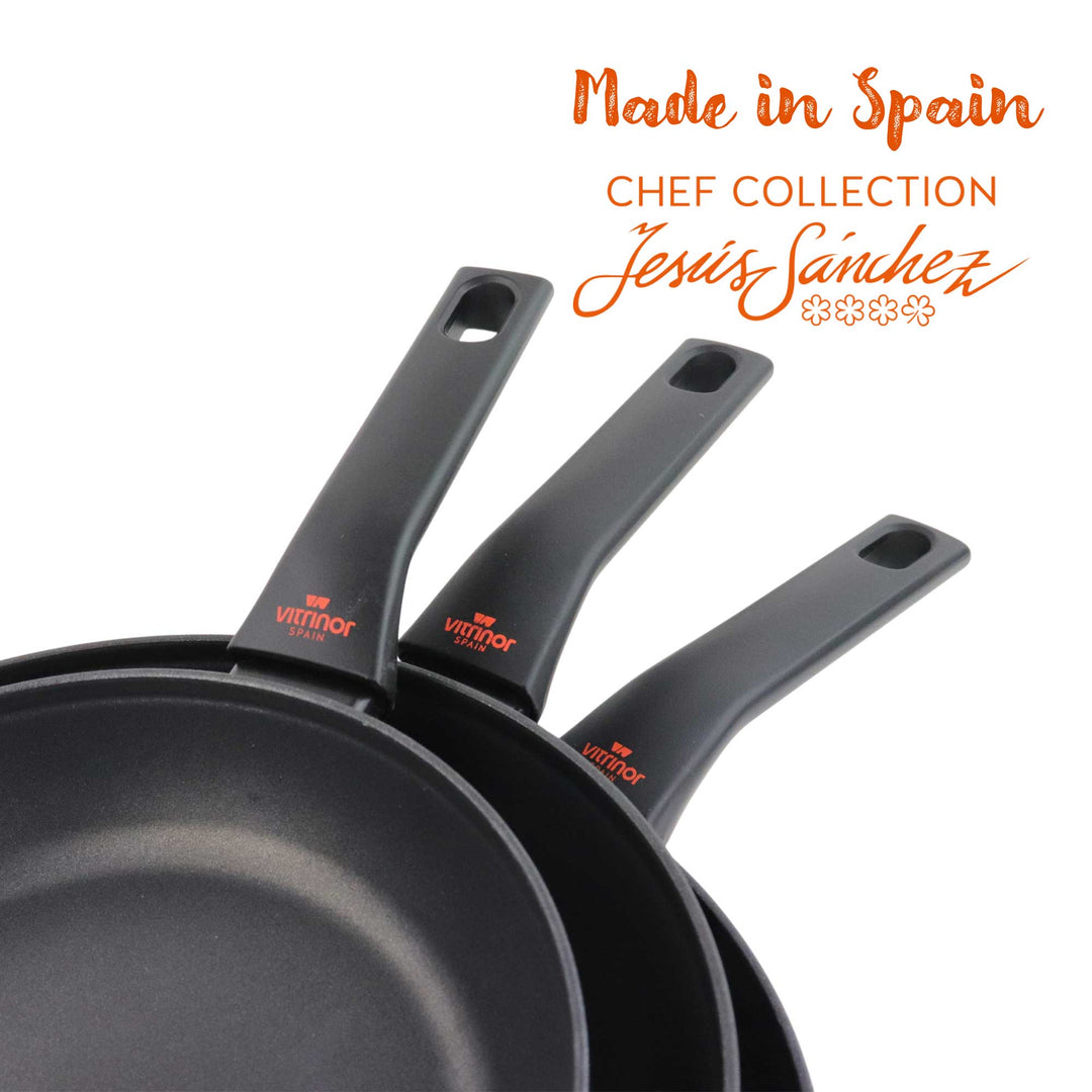VITRINOR steel enamel non-stick frying pan CHEF COLLECTION 24 cm