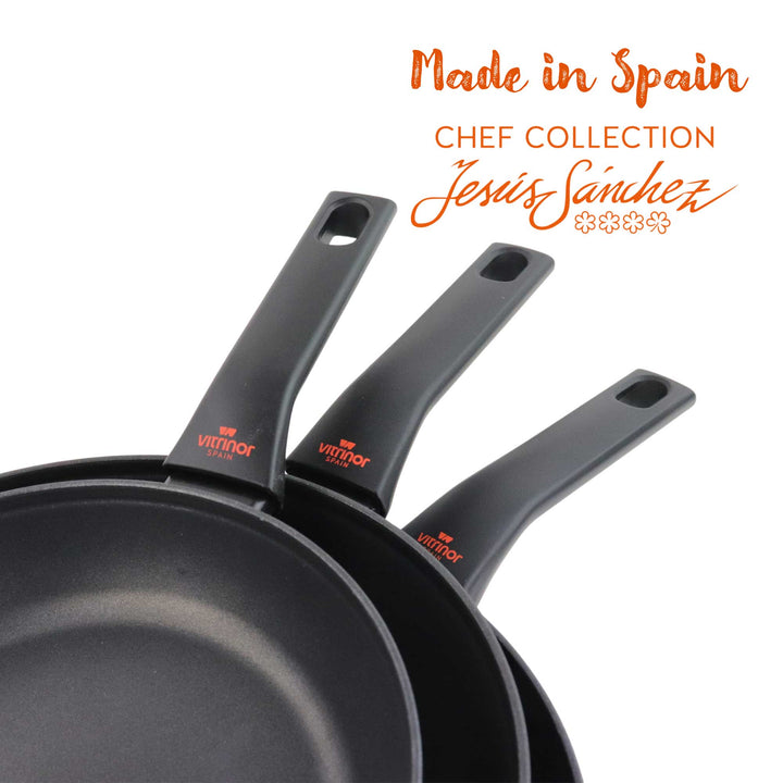 VITRINOR steel enamel non-stick frying pan CHEF COLLECTION 24 cm