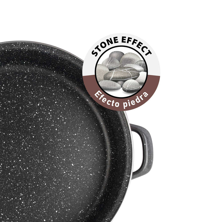 VITRINOR low casserole K2 20 cm steel enamel non-stick pan