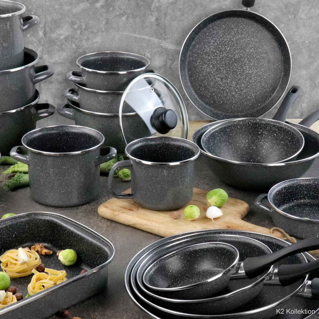 VITRINOR milk pot K2 steel enamel non-stick 1.2 liters