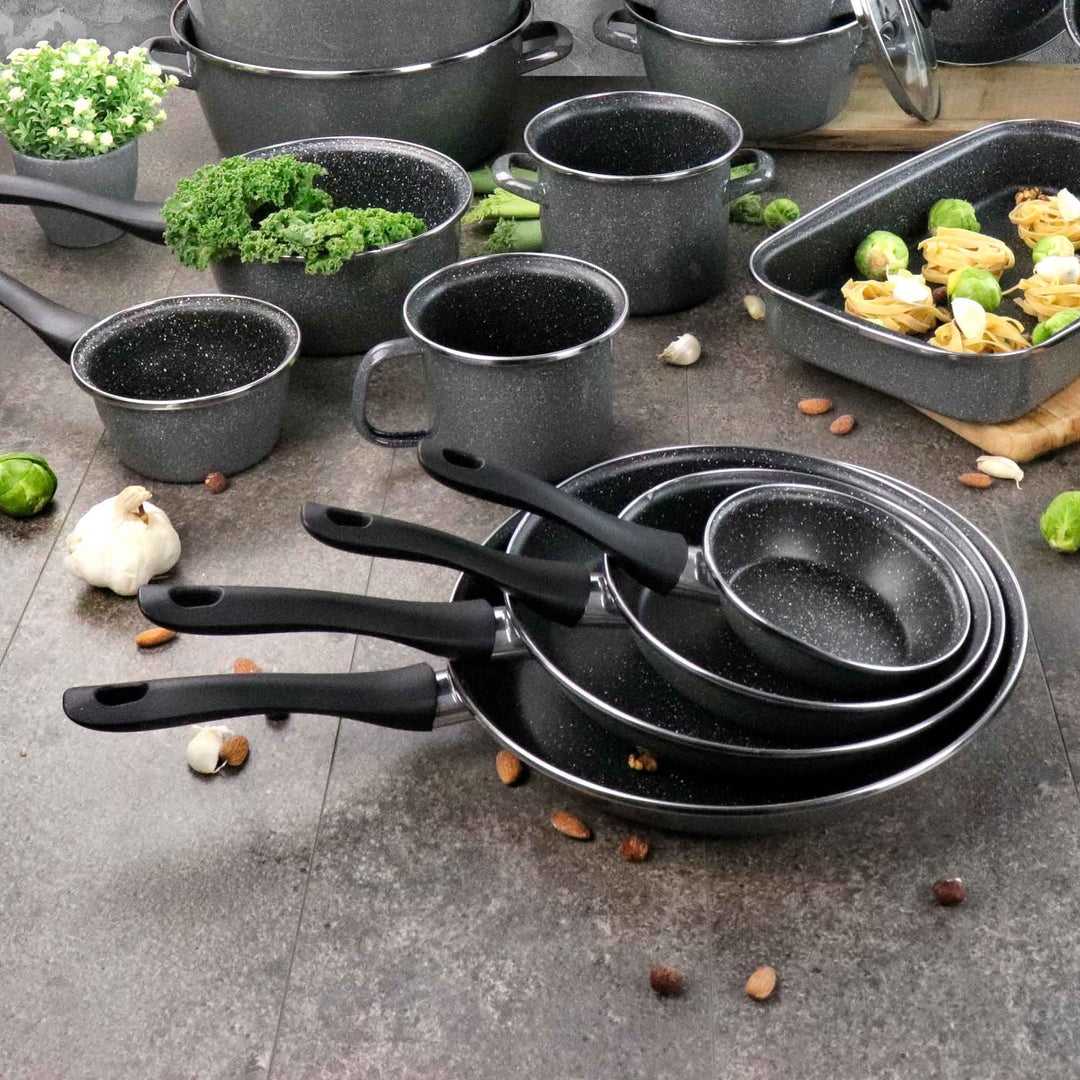 VITRINOR frying pan K2 24 cm steel enamel non-stick pan