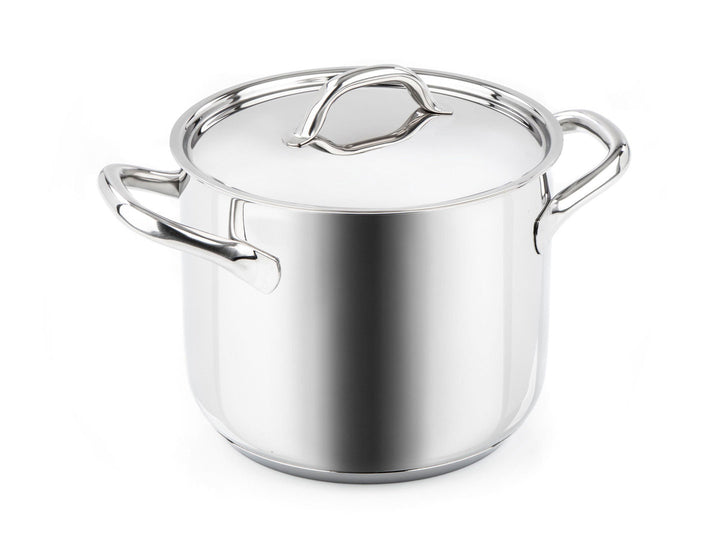 BARAZZONI Gemüsetopf CHEF LINE Edelstahl 24 cm mit Deckel 7,7 L