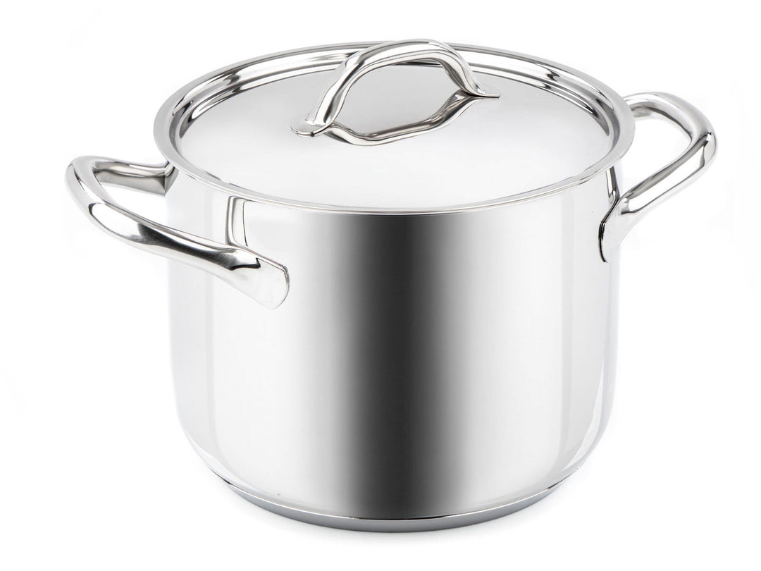BARAZZONI Gemüsetopf CHEF LINE Edelstahl 28 cm mit Deckel 13,5 L