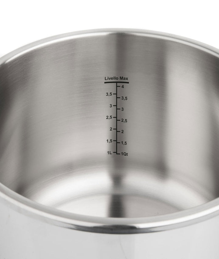 BARAZZONI Schnellkochtopf FACILE DUAL SYSTEM Edelstahl 22 cm 6 L