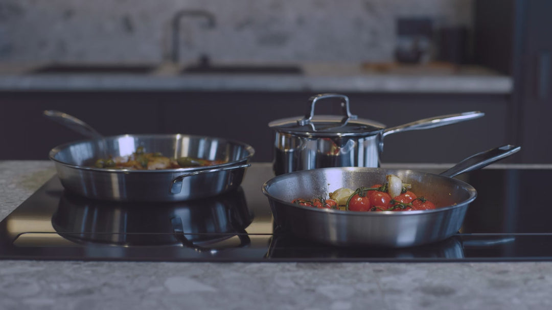 BEKA padella a 5 strati in acciaio inox non rivestito MAESTRO 24 cm