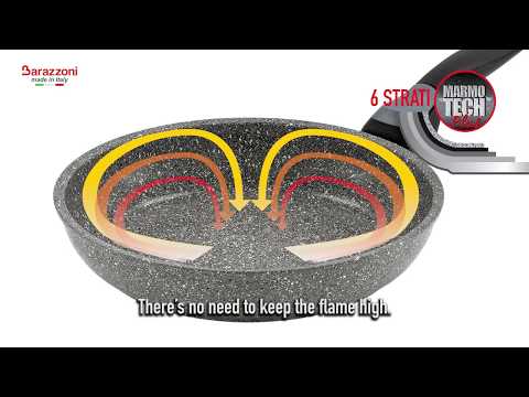 BARAZZONI frypan INDUCTION FACILE PLUS 24 cm with removable handle