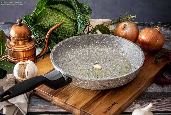 BARAZZONI frypan INDUCTION FACILE PLUS 24 cm with removable handle